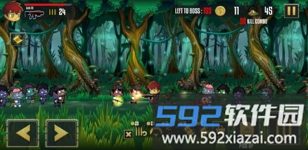 僵尸射击森林战争游戏截图1