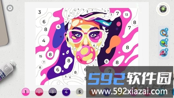 画廊涂色本和装饰最新版(Gallery)截图4