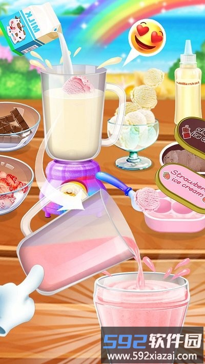 独角兽美味奶昔游戏截图1