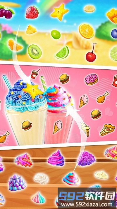 独角兽美味奶昔游戏截图2