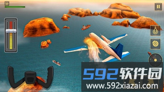 飞机冲击坠毁模拟器游戏(Plane Crash Simulator)截图1