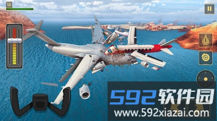 飞机冲击坠毁模拟器游戏(Plane Crash Simulator)截图3