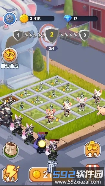 猫咪保卫战游戏截图1