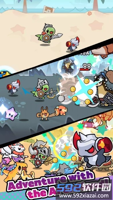 龙骑士传说游戏(dragon knight tales idle rpg)截图1