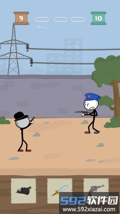 逃离监狱火柴人游戏截图1