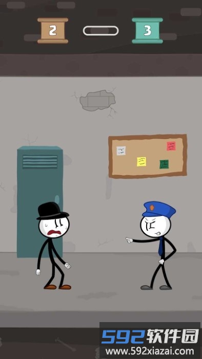 逃离监狱火柴人游戏截图2