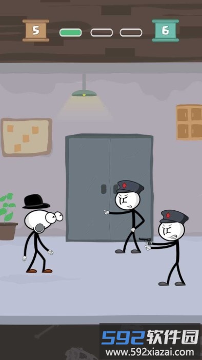 逃离监狱火柴人游戏截图3