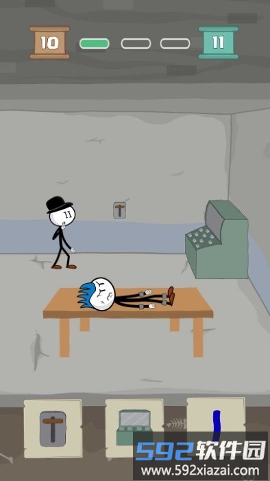 逃离监狱火柴人游戏截图5