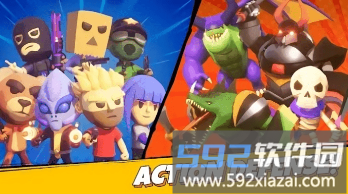 英雄随机防御游戏(RandomRush)截图1