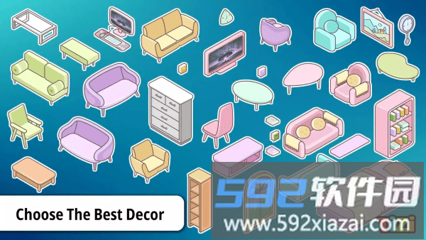 蒂奇镇娃娃屋装饰游戏截图1