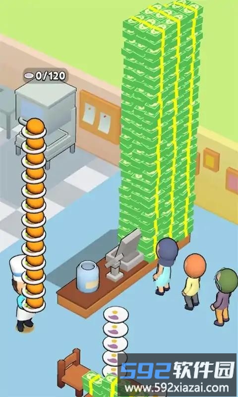 餐厅汉堡大亨游戏截图3
