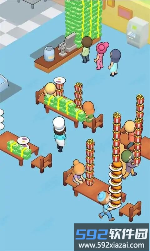 餐厅汉堡大亨游戏截图4