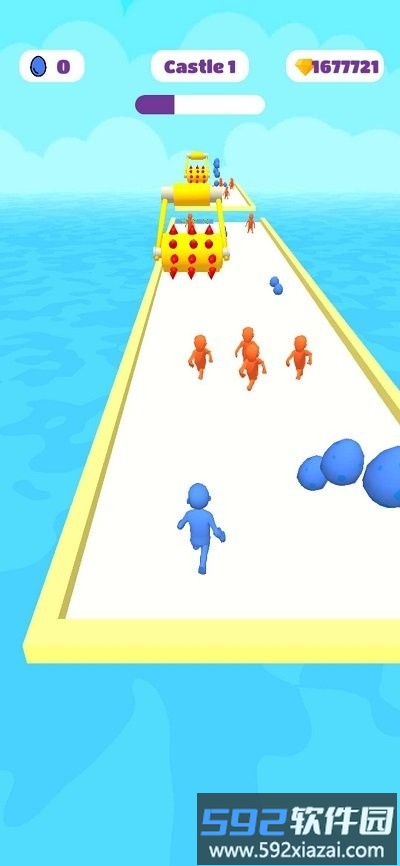 动臂赛跑者塔防3d游戏截图1