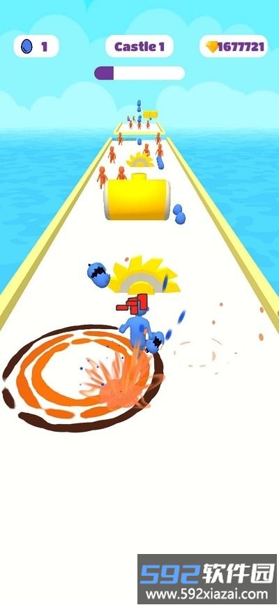 动臂赛跑者塔防3d游戏截图3