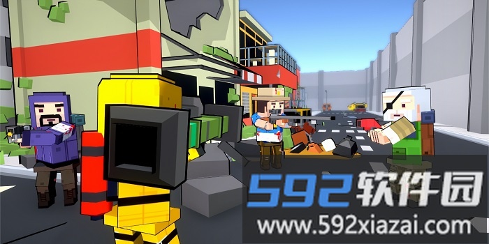 像素tps在线游戏(Blocky Gun TPS Online)截图2