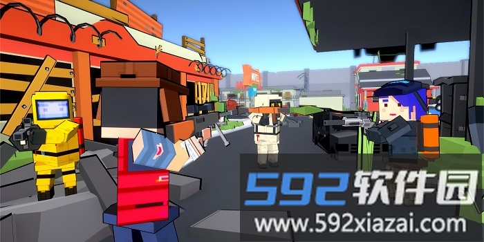 像素tps在线游戏(Blocky Gun TPS Online)截图3