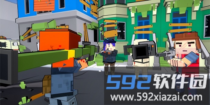 像素tps在线游戏(Blocky Gun TPS Online)截图4