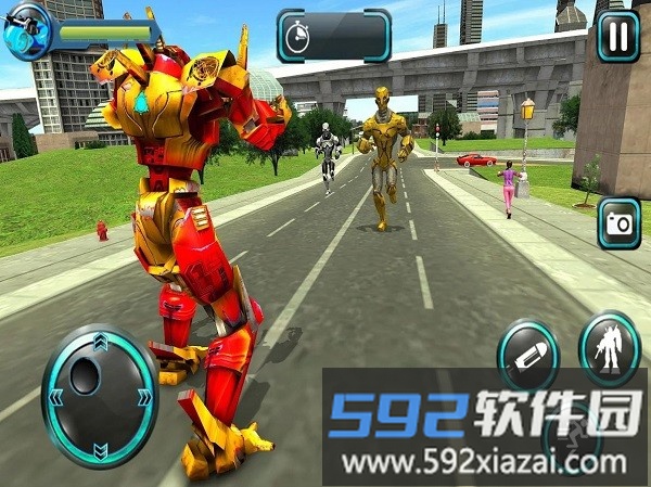 超级自行车机器人游戏截图2