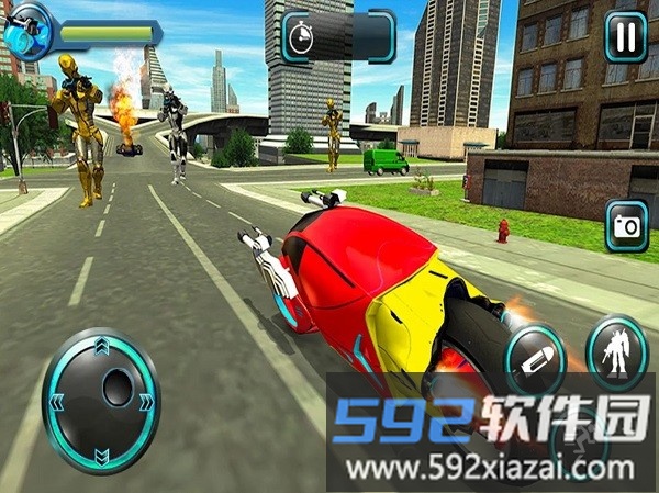 超级自行车机器人游戏截图3