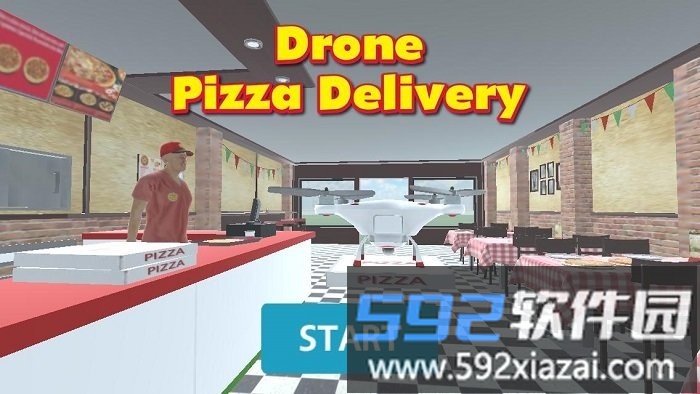 无人机送披萨饼游戏(drone pizza delivery)截图3