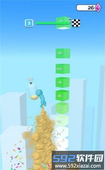沙滩冲浪者3d官方版(sand surfer 3d)截图3
