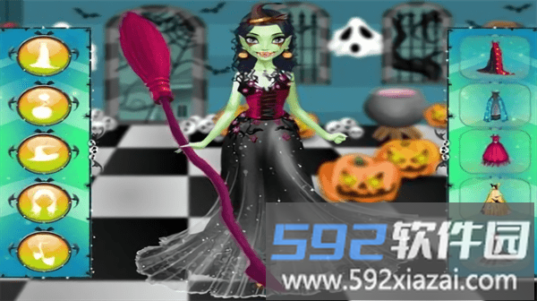 万圣节改头换面游戏(halloween makeover)截图3
