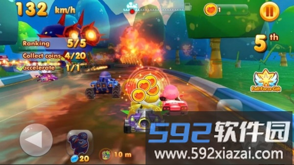 开心超人终极赛车游戏