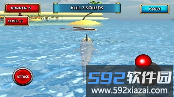 饥饿鲨模拟器游戏截图1