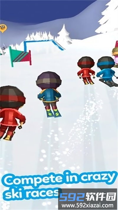 下坡好冷小游戏(downhill chill)截图2