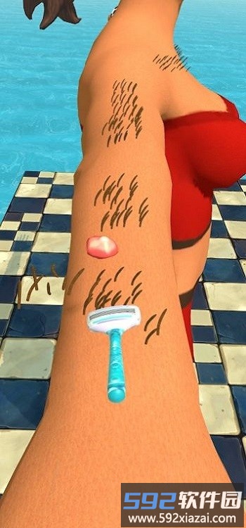 剃须刷3d游戏(shave rush 3d)截图2