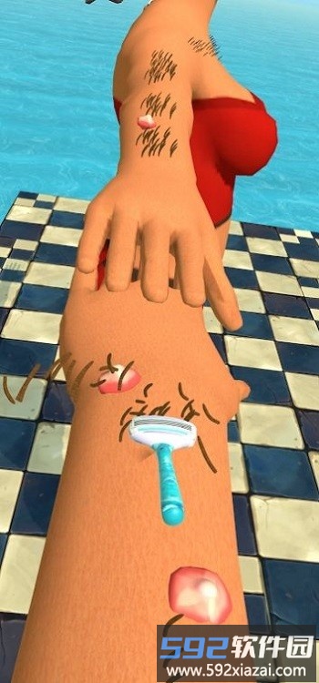 剃须刷3d游戏(shave rush 3d)截图3