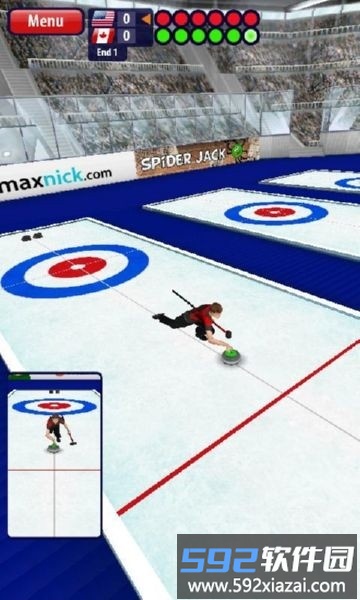 冰壶3d小游戏(curling3d)截图3