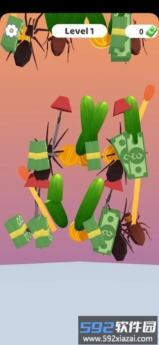 长剑切片跑游戏(slice them all)截图1