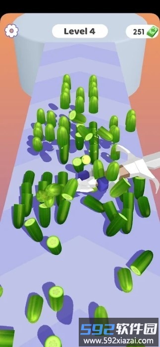 长剑切片跑游戏(slice them all)截图4