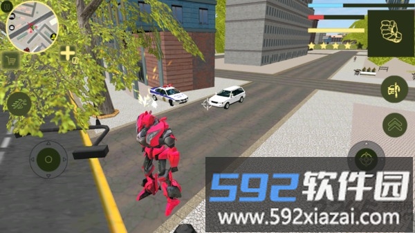 变形汽车机器人游戏截图3