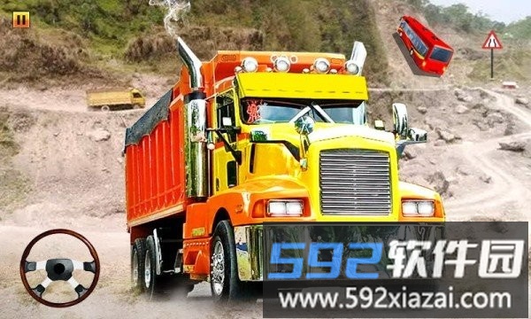 山地货车驾驶员3d手机版(heavy truck driver)截图1