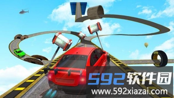 疯狂汽车驾驶不可能的坡道(crazy car drive)截图2