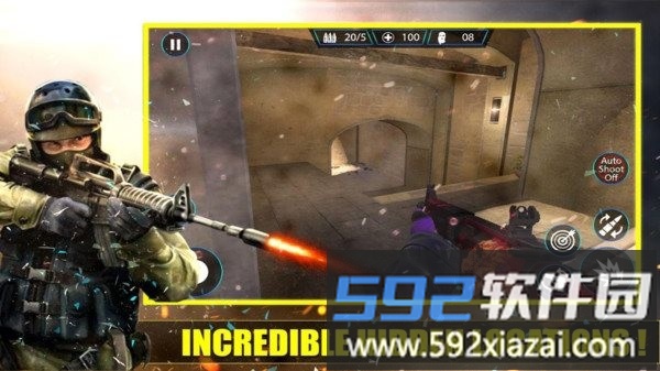 反fps射击罢工手游