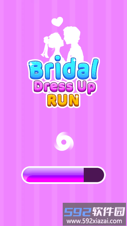 新娘穿裙子加速跑小游戏(bridal dress up run)截图4