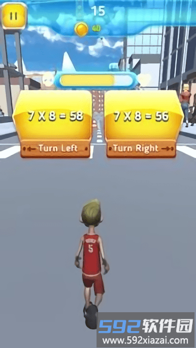 计算跑酷之行游戏(king of math)截图1