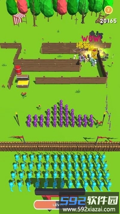 弓箭手战争模拟器游戏(archers battle)截图1