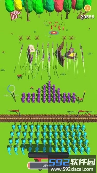 弓箭手战争模拟器游戏(archers battle)截图2