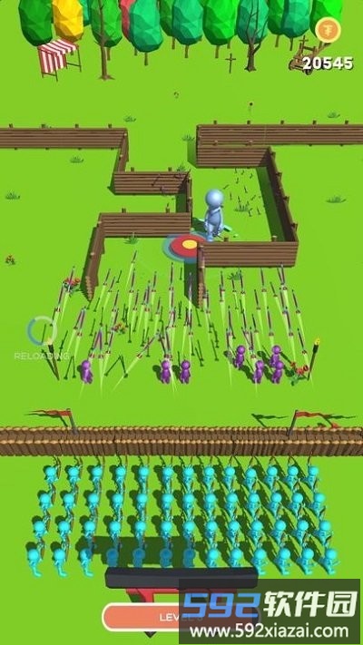 弓箭手战争模拟器游戏(archers battle)截图3