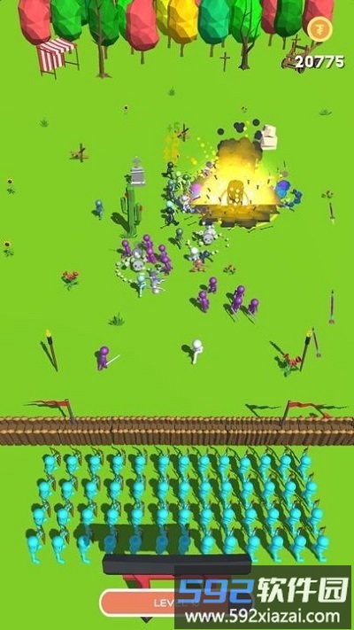 弓箭手战争模拟器游戏(archers battle)截图4