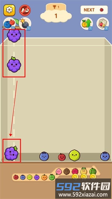 水果合并玩法规则