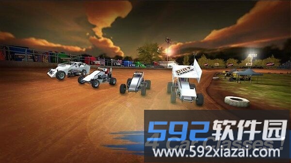沙尘追踪汽车冲刺游戏截图1