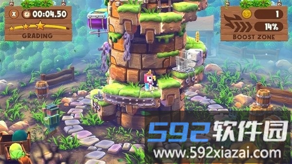 方块城堡高塔挑战游戏(blocky castle challenge)截图2