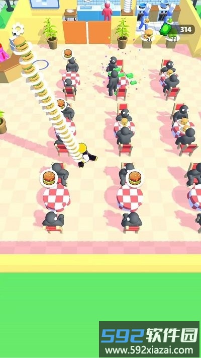 模拟餐厅3d小游戏截图1