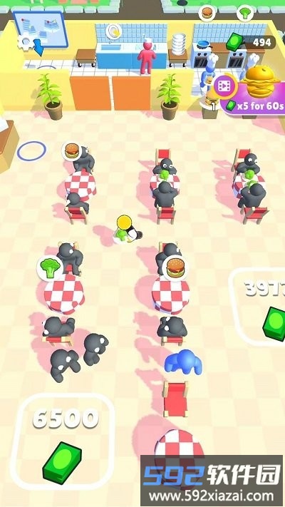 模拟餐厅3d小游戏截图3