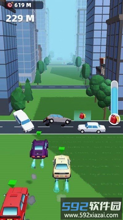 车队冲锋赛游戏(Fleet Crossy 3D)截图3
